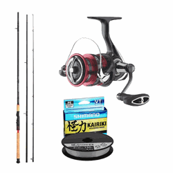 Shimano Forcemaster Trout 10 fod - 5/40 gr + Daiwa Ninja LT + Fletline